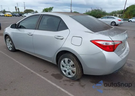 2015 Toyota Corolla Le/Le Plus/Le Premium из США, поврежденный, VIN 5YFBURHE4FP215347